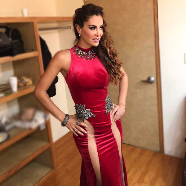 Espectacular Vestido Rojo