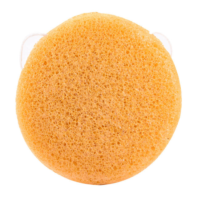 Fulljion Forma redonda Konjac Esponja Cosmética Puff Limpieza de la cara Esponja Konjac Puff Limpiador Facial Limpiador Facial Flutter 1 unids