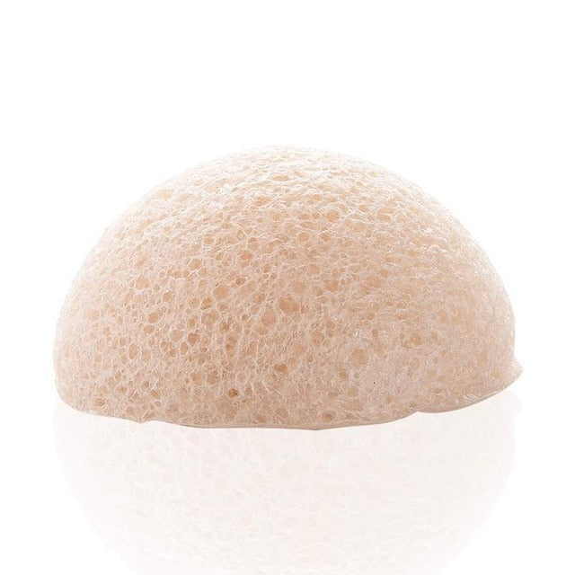 Fulljion 6 Colores Natural Konjac Konnyaku esponja cosmética Facial Limpieza Facial Lavado Cuidado Facial Polvo Facial Maquillaje Herramientas