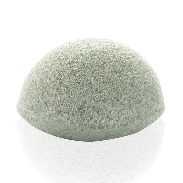 Fulljion 6 Colores Natural Konjac Konnyaku esponja cosmética Facial Limpieza Facial Lavado Cuidado Facial Polvo Facial Maquillaje Herramientas