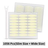 KINEPIN 1056 unids Pegatina Cinta Del Párpado Invisible Pasta Del Párpado Transparente Autoadhesiva Doble Cinta De Ojos Herramientas