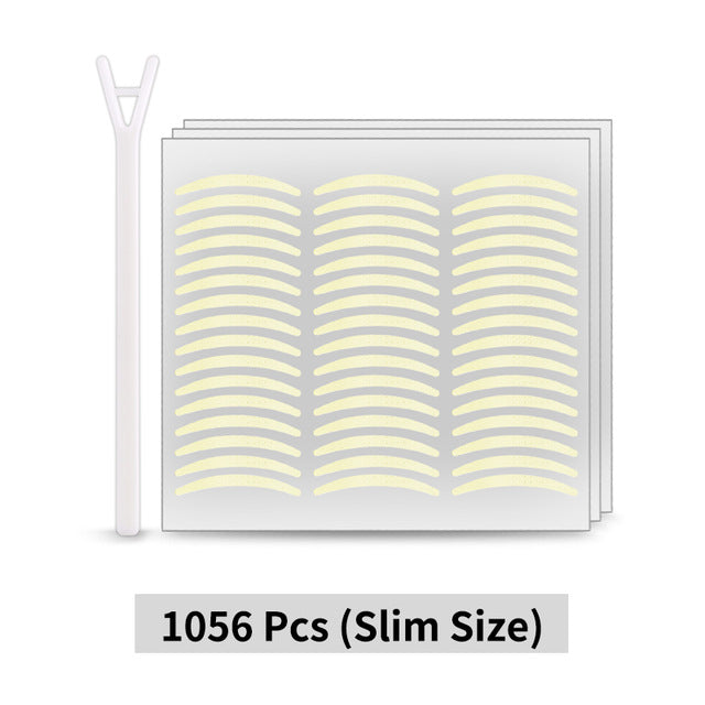 KINEPIN 1056 unids Pegatina Cinta Del Párpado Invisible Pasta Del Párpado Transparente Autoadhesiva Doble Cinta De Ojos Herramientas