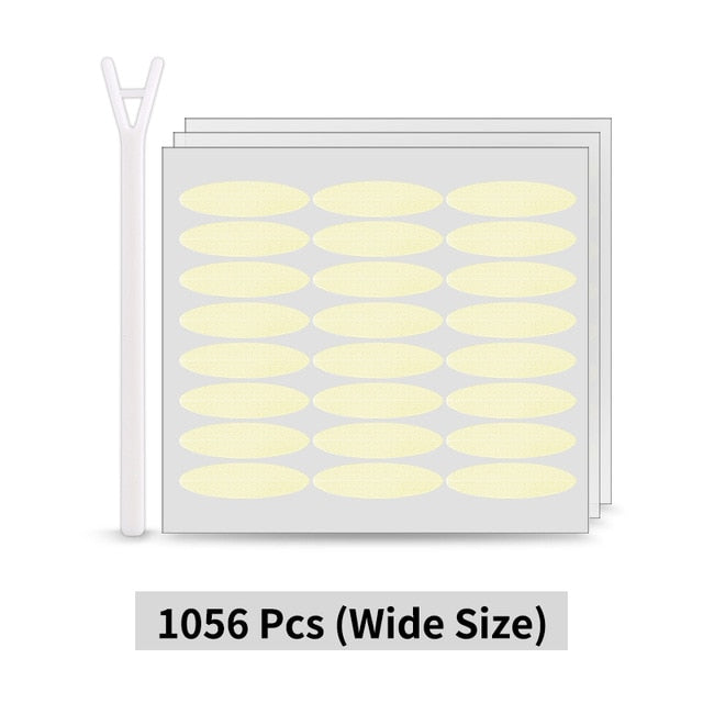 KINEPIN 1056 unids Pegatina Cinta Del Párpado Invisible Pasta Del Párpado Transparente Autoadhesiva Doble Cinta De Ojos Herramientas