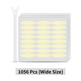 KINEPIN 1056 unids Pegatina Cinta Del Párpado Invisible Pasta Del Párpado Transparente Autoadhesiva Doble Cinta De Ojos Herramientas