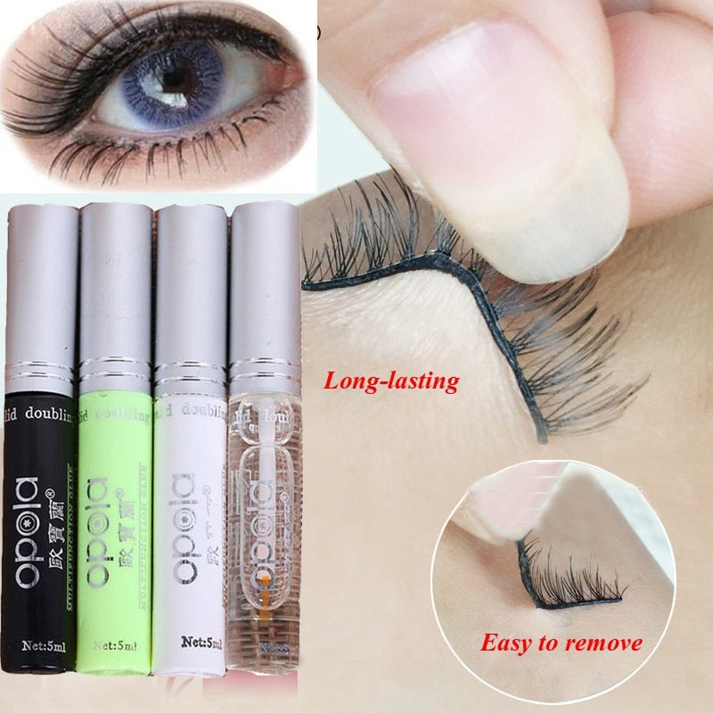 Profesional de secado rápido pegamento de pestañas extensión de pestañas falsas maquillaje de belleza de larga duración adhesivo doble párpado maquillaje TSLM2