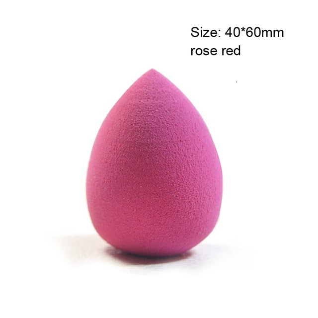 Pooypoot Forma de Gota de Agua Suave Maquillaje Cosmético Puff Polvo Suave Belleza Base de Esponja Herramienta de Maquillaje Limpio Accesorio